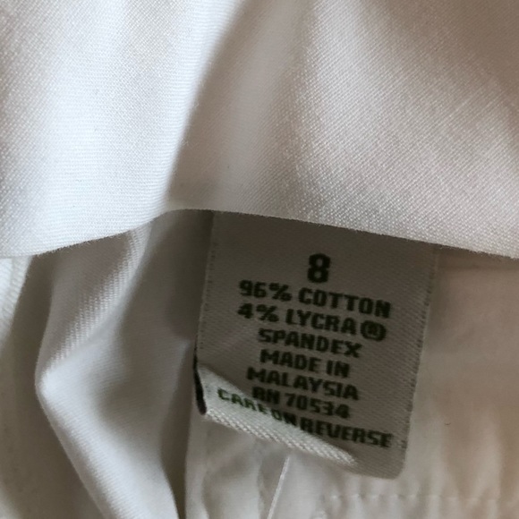Orvis White Chino Pants Size 8 Brand New with Tags - Picture 4 of 4
